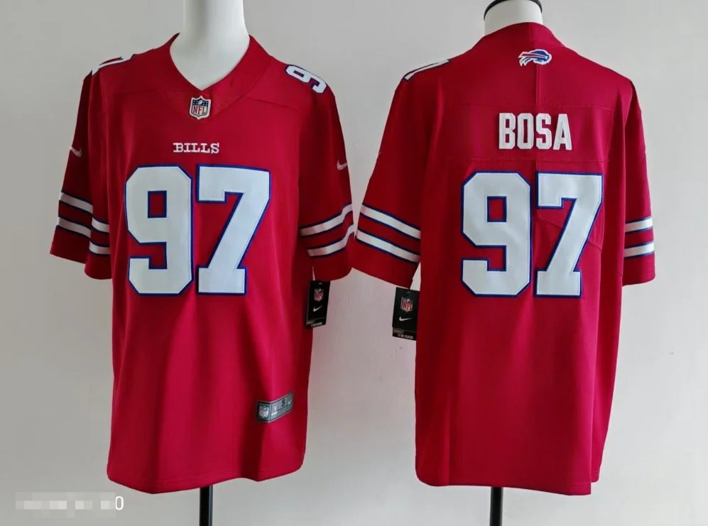 Buffalo Bills #97 Joey Bosa Vapor Limited Jersey Red