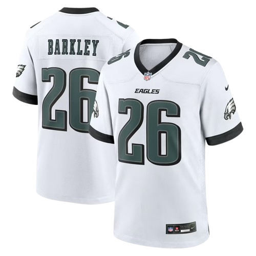 Philadelphia Eagles #26 Saquon Barkley Fashion Limited Jersey White
