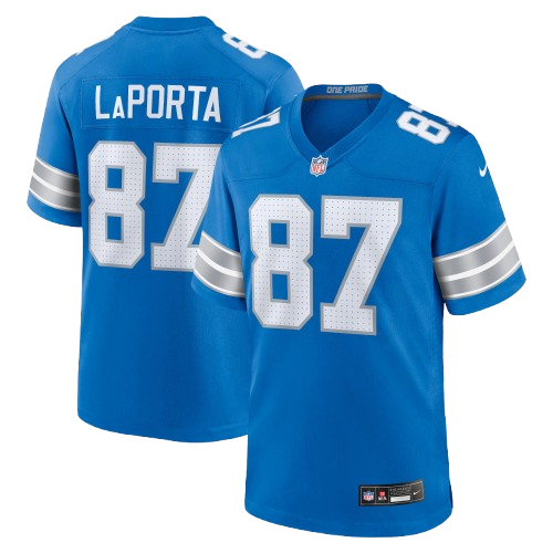Detroit Lions #87 Sam LaPorta Vapor F.U.S.E. Limited Jersey Legacy Blue