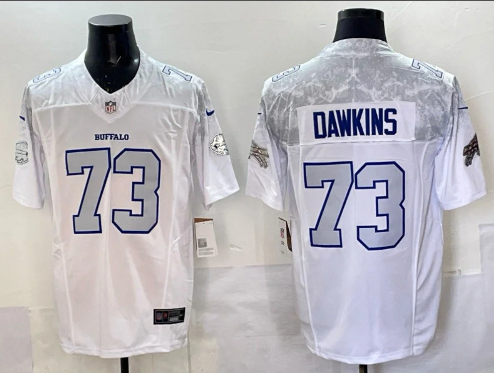 Buffalo Bills #73 Dion Dawkins Rivalries Limited Jersey White