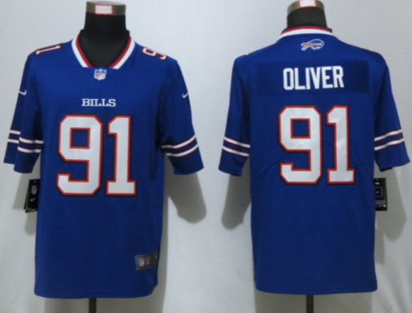 Buffalo Bills #91 Ed Oliver Vapor Untouchable Limited Jersey Blue