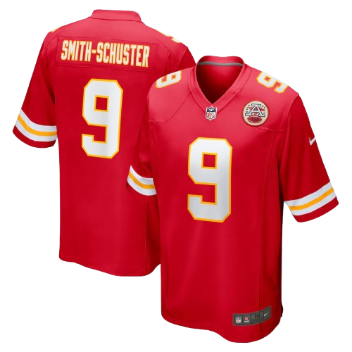 Kansas City Chiefs #9 JuJu Smith-Schuster Limited Football Jersey Red
