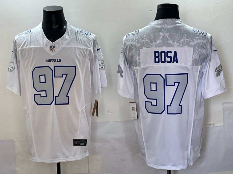 Buffalo Bills #97 Joey Bosa Rivalries Limited Jersey White