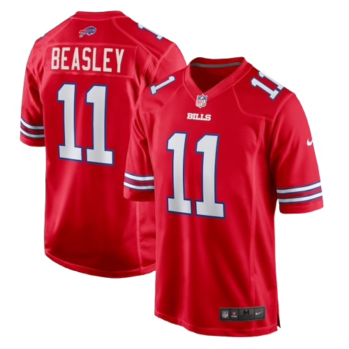 Buffalo Bills 11 Cole Beasley Color Rush Limited Jersey Red