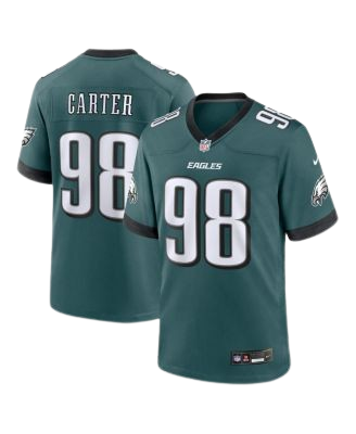 Philadelphia Eagles #98 Jalen Carter Limited Jersey Green