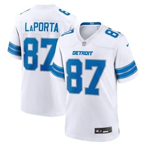 Detroit Lions #87 Sam LaPorta Vapor F.U.S.E. Limited Jersey Legacy White