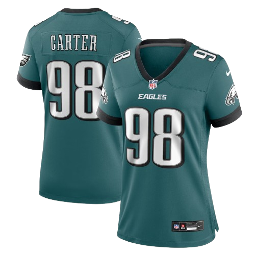 Philadelphia Eagles #98 Jalen Carter Vapor Limited Jersey Green