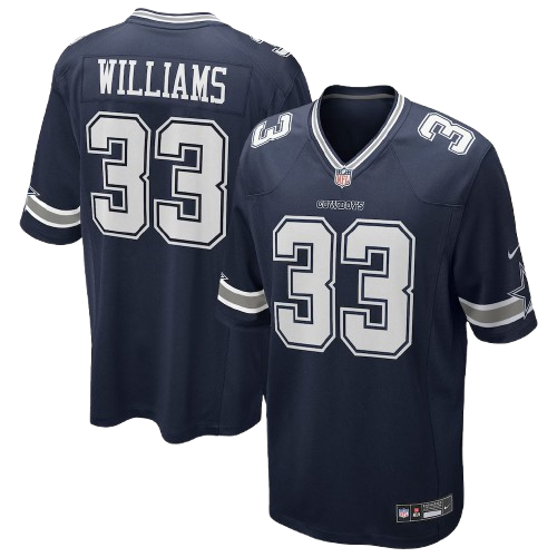 Dallas Cowboys #33 Javonte Williams Vapor Limited Jersey Navy