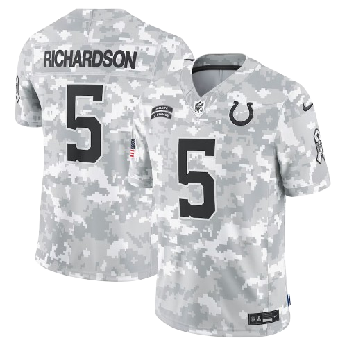 Indianapolis Colts #5 Anthony Richardson 2024 Salute to Service Limited Jersey Arctic Camo
