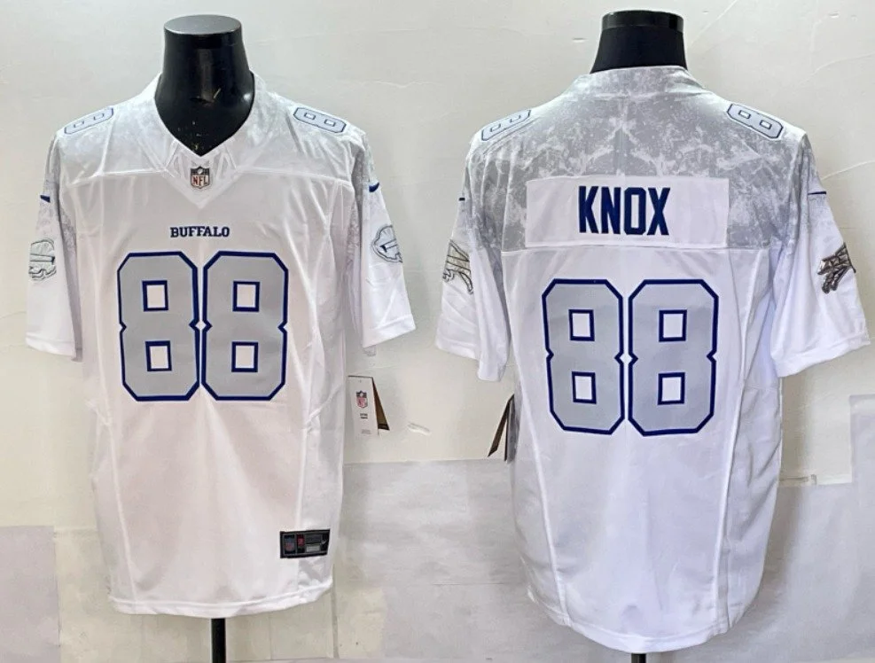 Buffalo Bills #88 Dawson Knox Rivalries Limited Jersey White