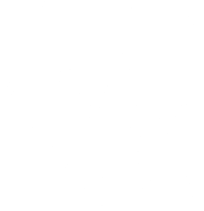 A heart outline with a heartbeat line inside and a warning triangle with an exclamation mark in front of it.