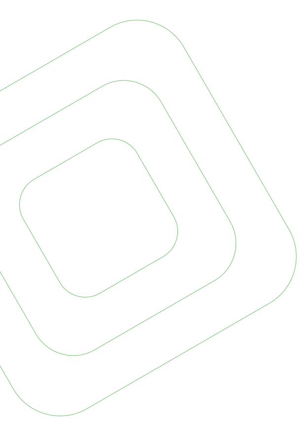 Outline of a smartwatch with concentric square shapes indicating the screen on a black background.