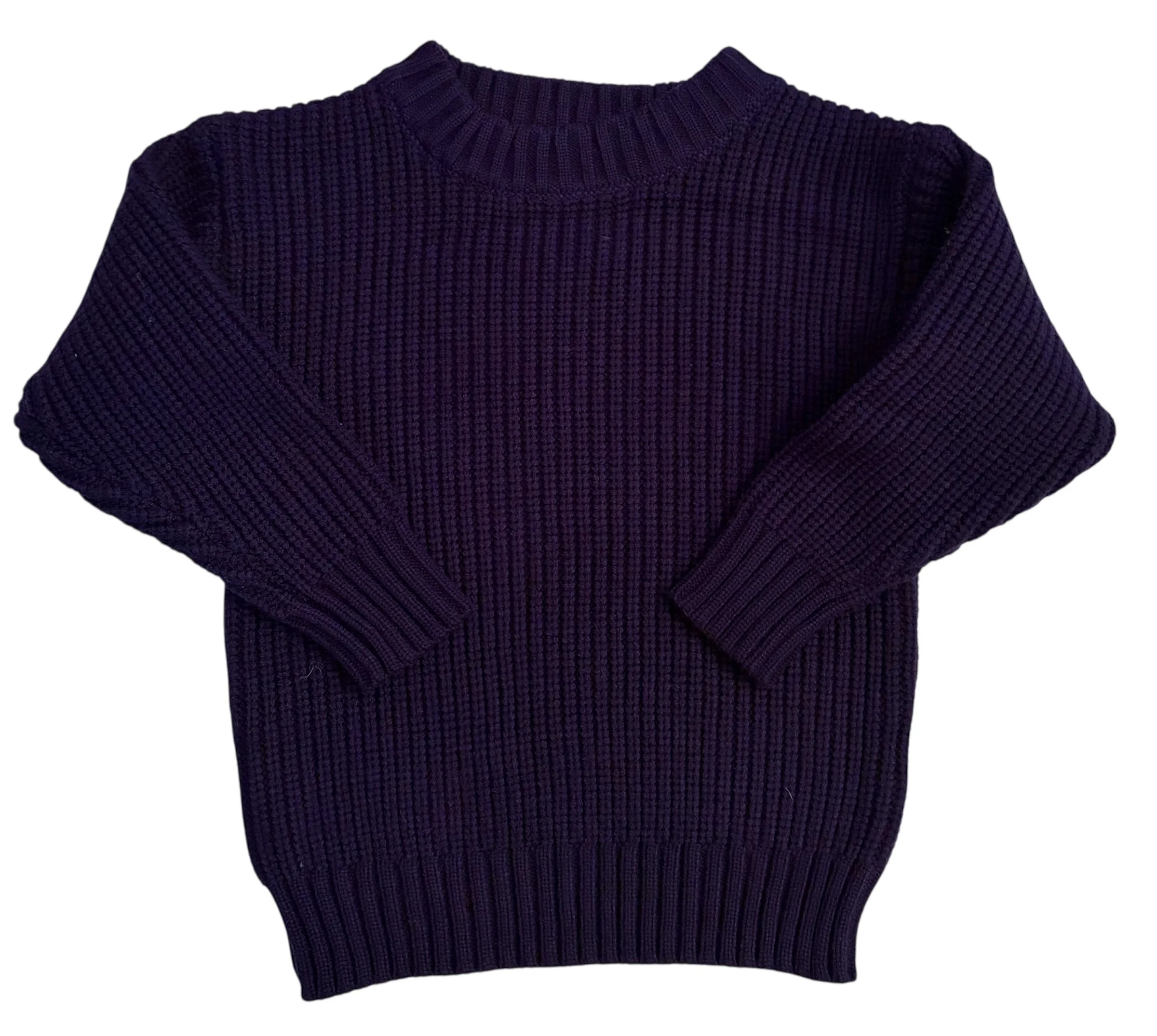 Navy Ribbed Jumper