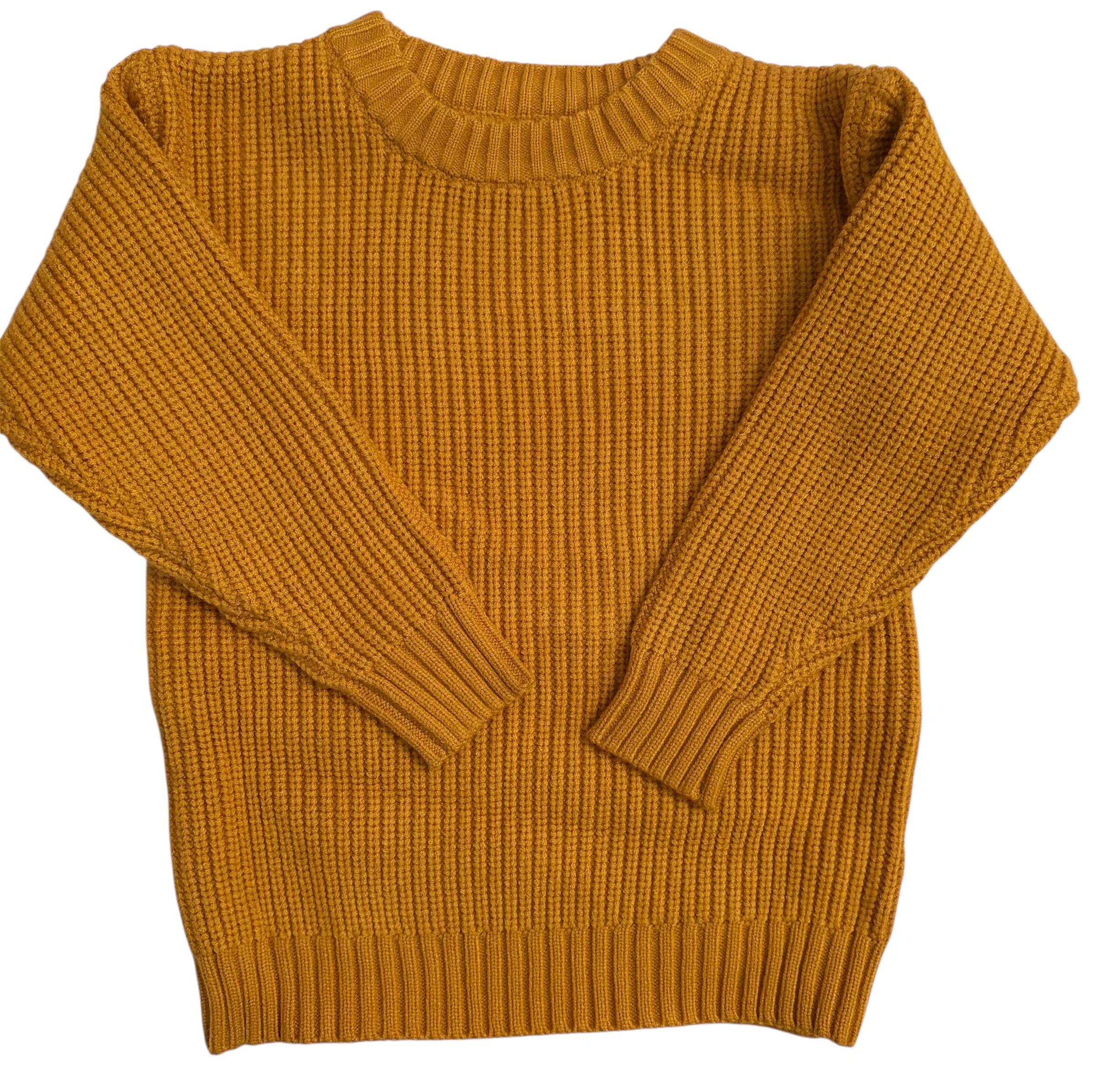Mustard Ribbed Jumper