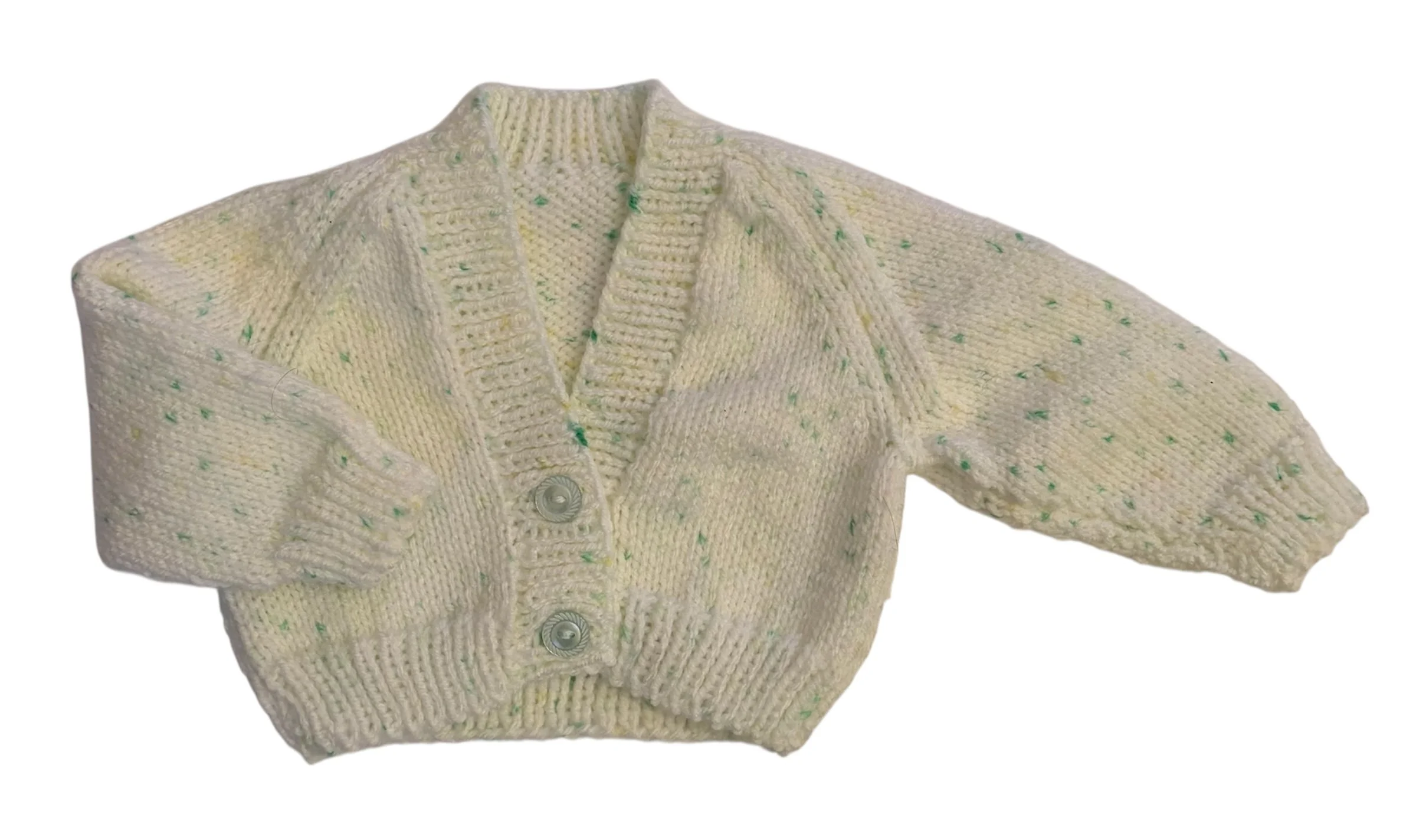 Green Flecked Knit