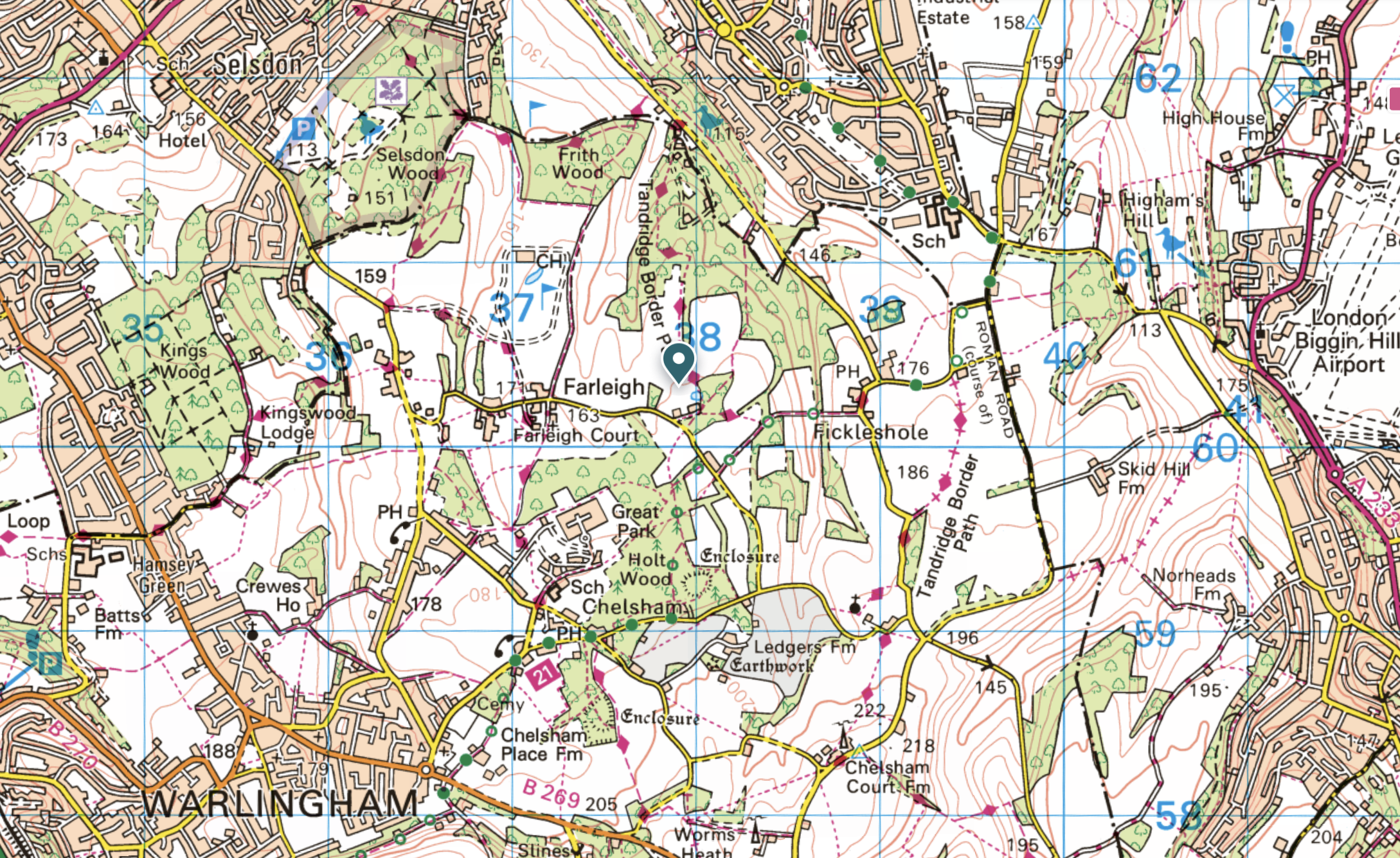 Warlingham OS map.png