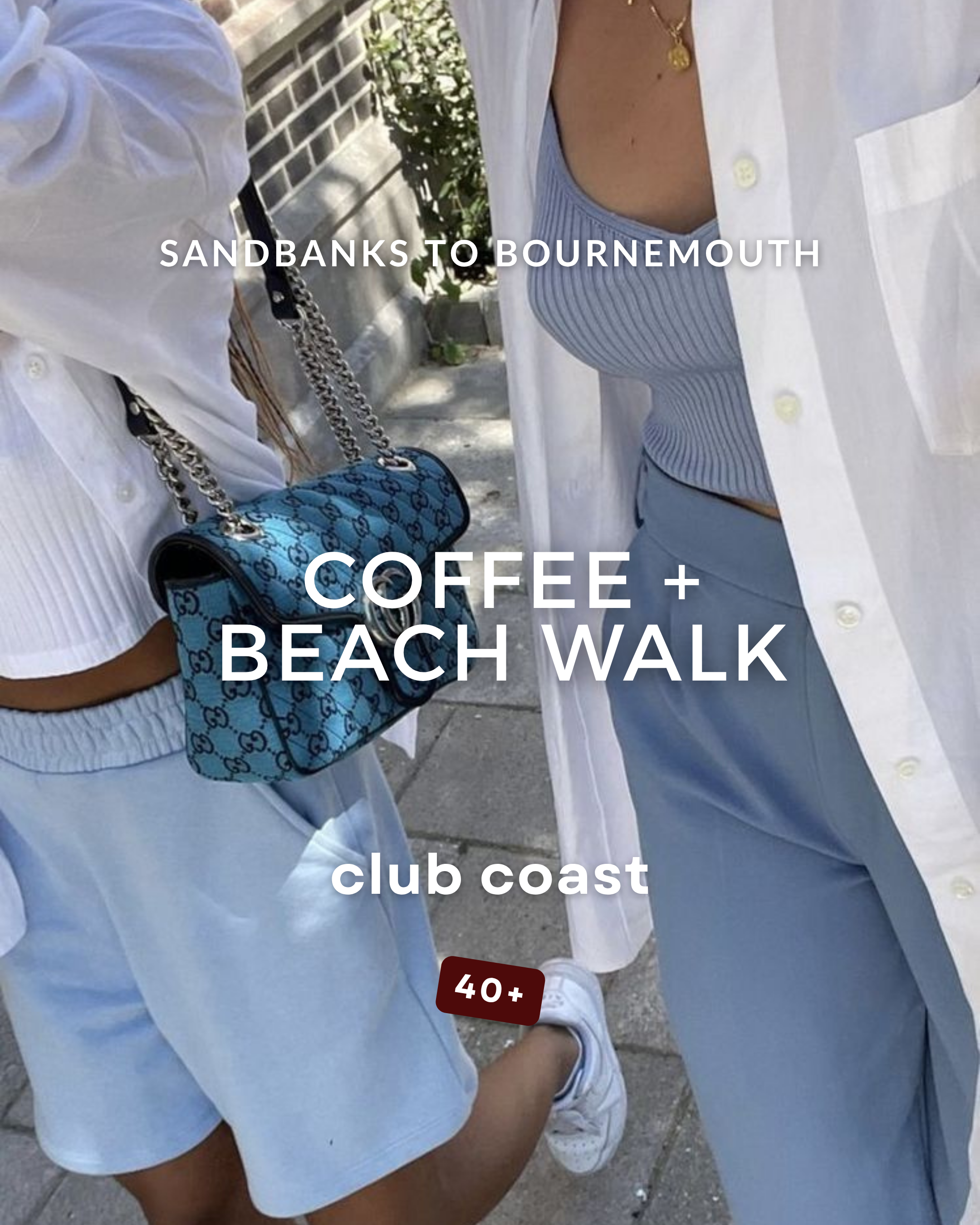 40+: Coffee + Beach Walk - Sandbanks to Bournemouth