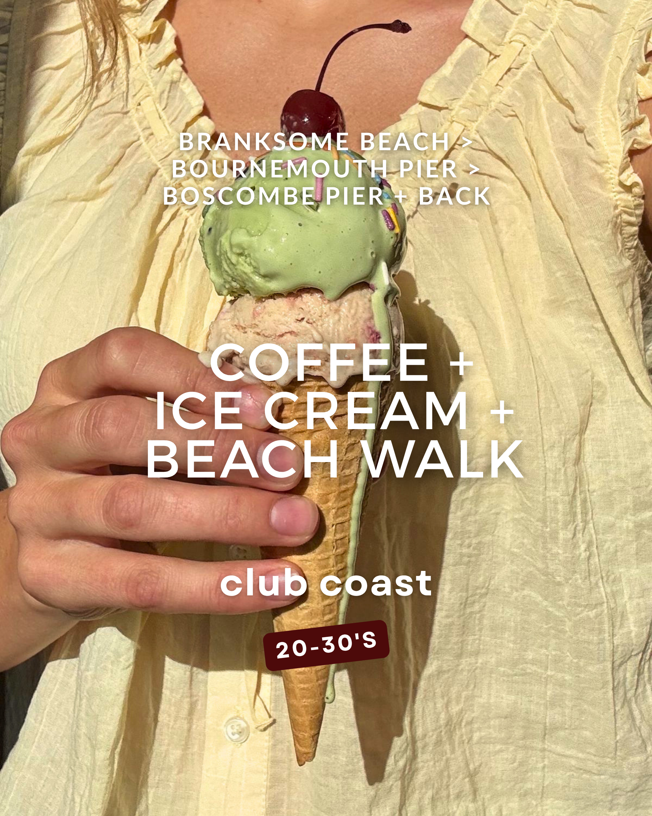 Coffee + Ice Cream + Beach Walk - 20 - 30's