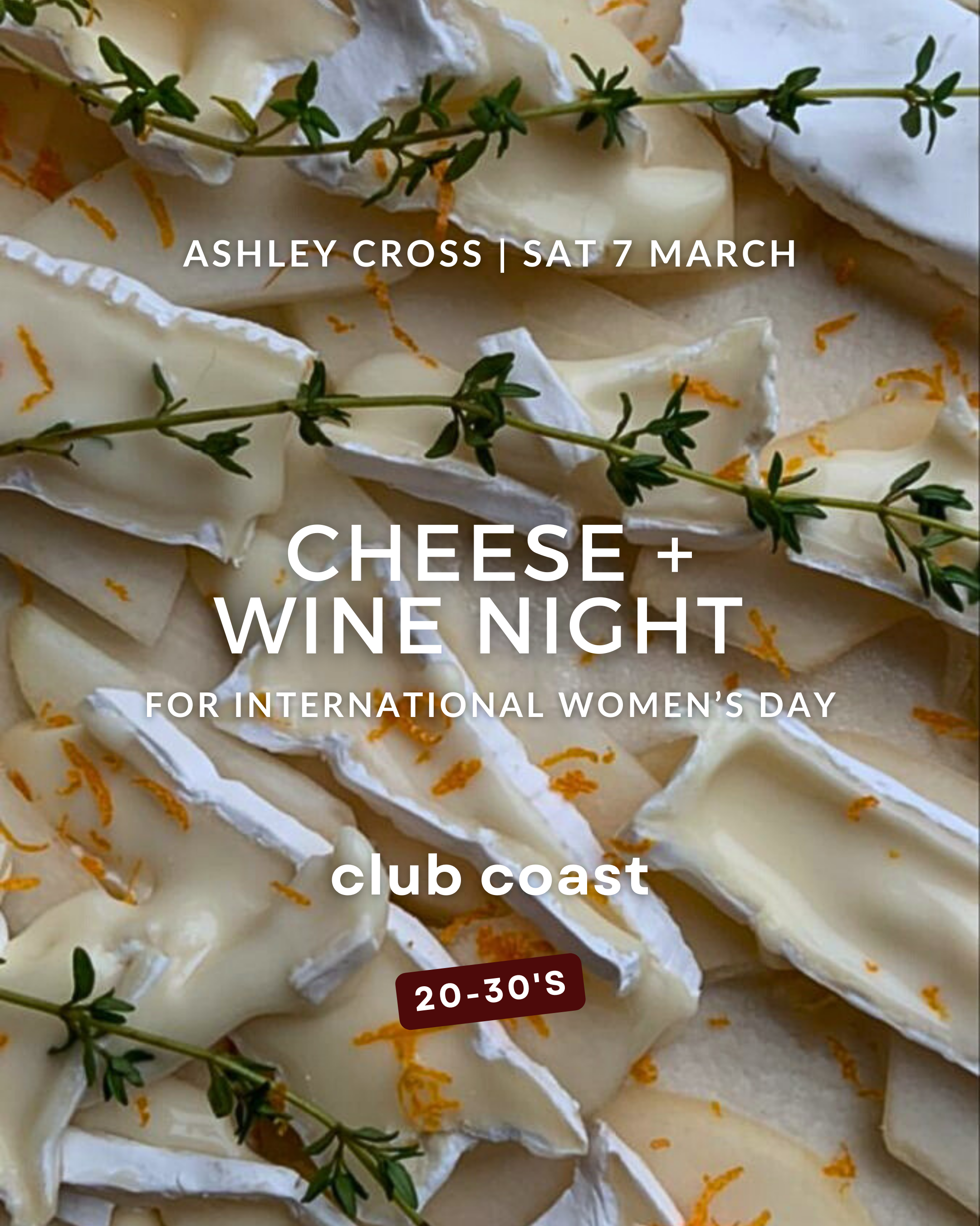20s - 30s: Cheese and Wine Night