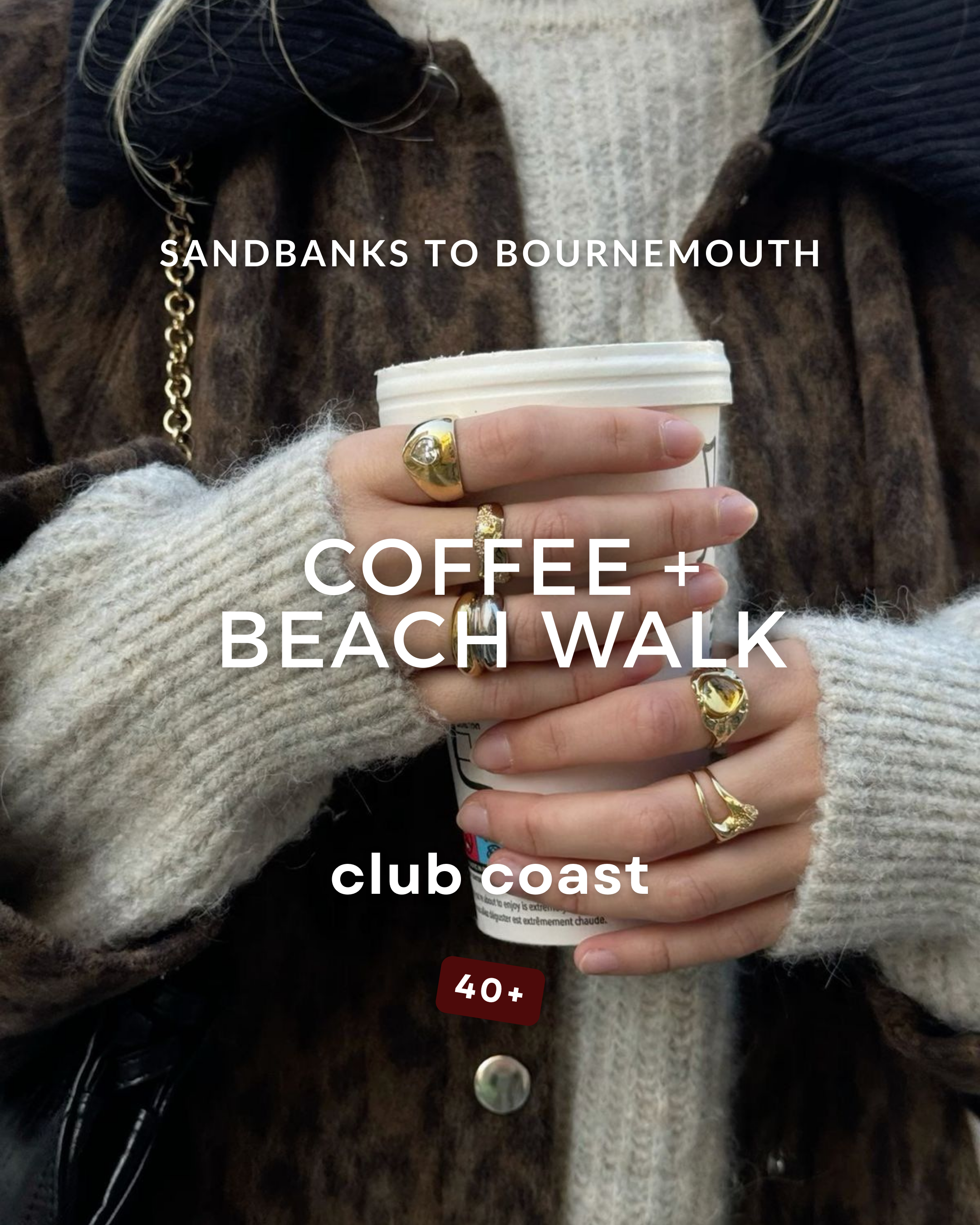 Coffee + Beach Walk - Gold