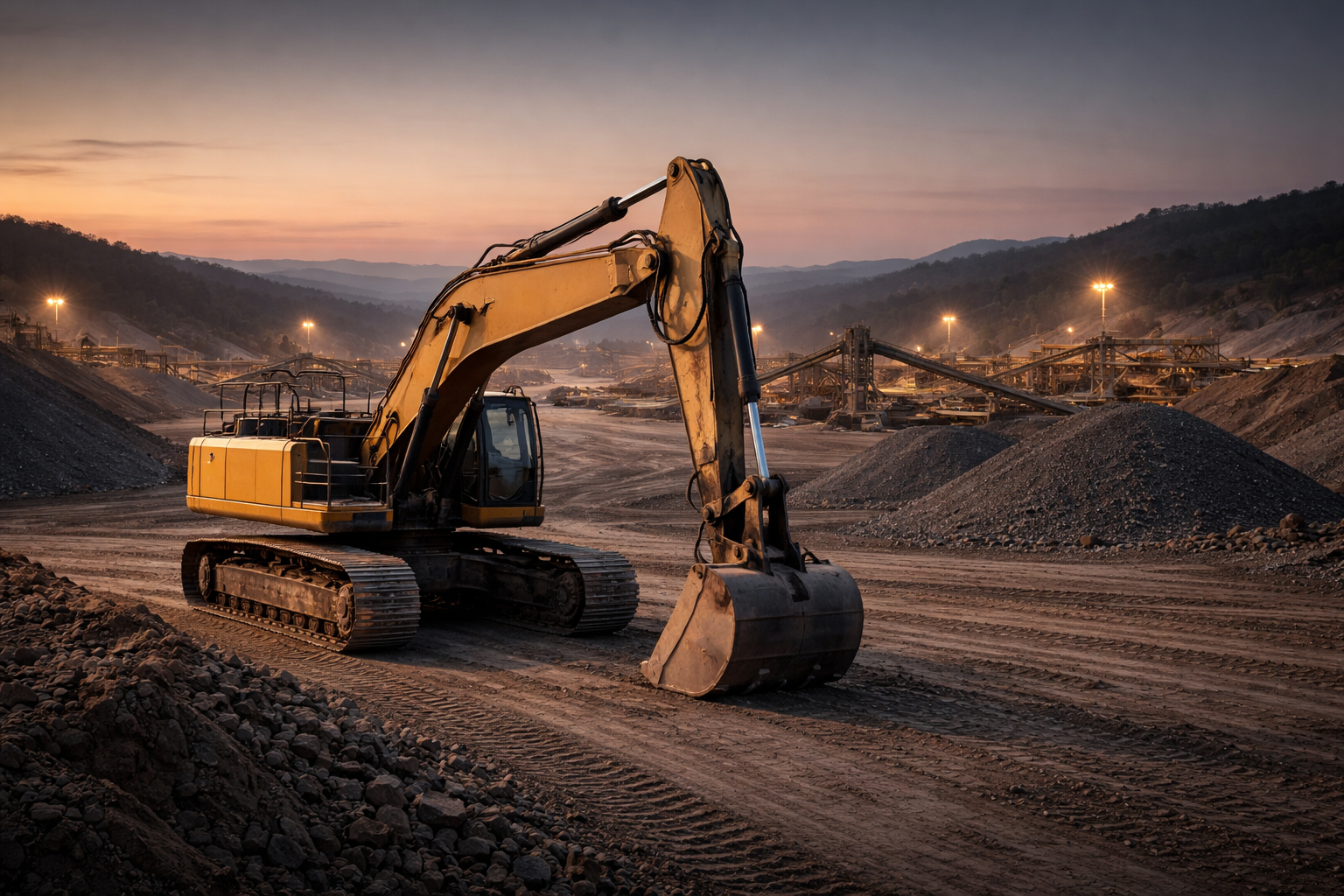 Large-scale mineral extraction site in Zimbabwe demonstrating modern mining infrastructure and resource stewardship
