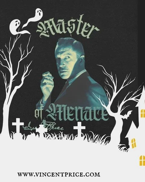 Did you know that Vincent Price has a t-shirt club? We drop new designs every few months on vincentprice.com! Check them out and rep Vincent beyond the spooky season! #vincentprice #classichorror #horrorfans #horrortshirt