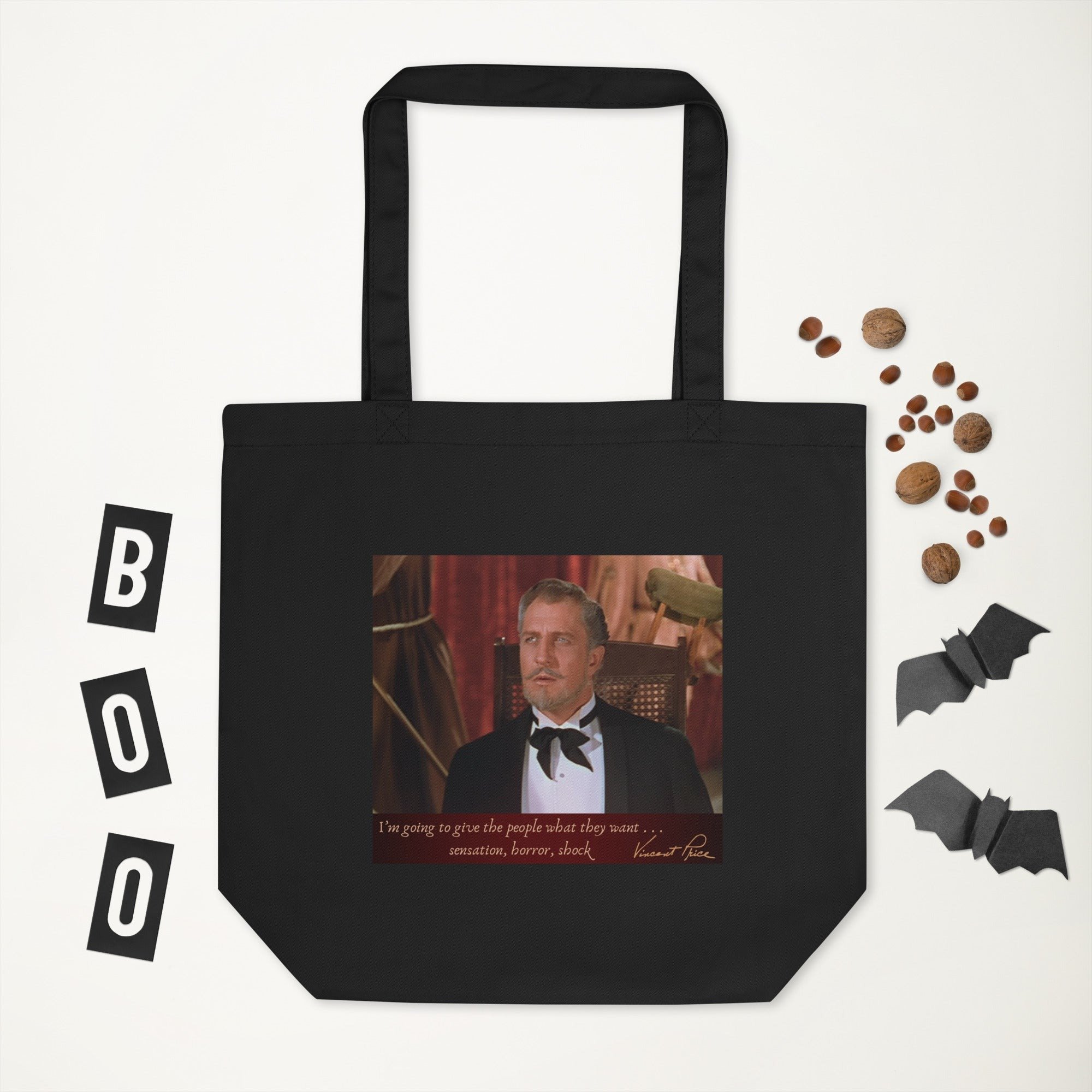 Celebrate Horror & Say goodbye to plastic, and bag your goodies in this organic cotton tote bag. There’s more than enough room for groceries, books, and anything in between.

This product is made especially for you as soon as you place an order, whic