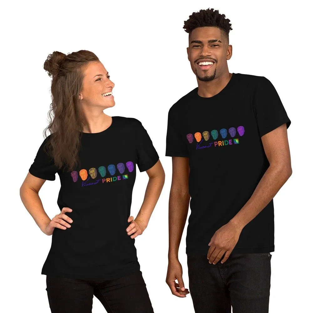 Celebrate Pride Month 2026 with Vincent Price! This limited-edition seasonal tee features rainbow Vincent heads in a nod to the Master of Menace — because horror has always had a queer heart. Soft, lightweight, and made to order just for you.

Discla