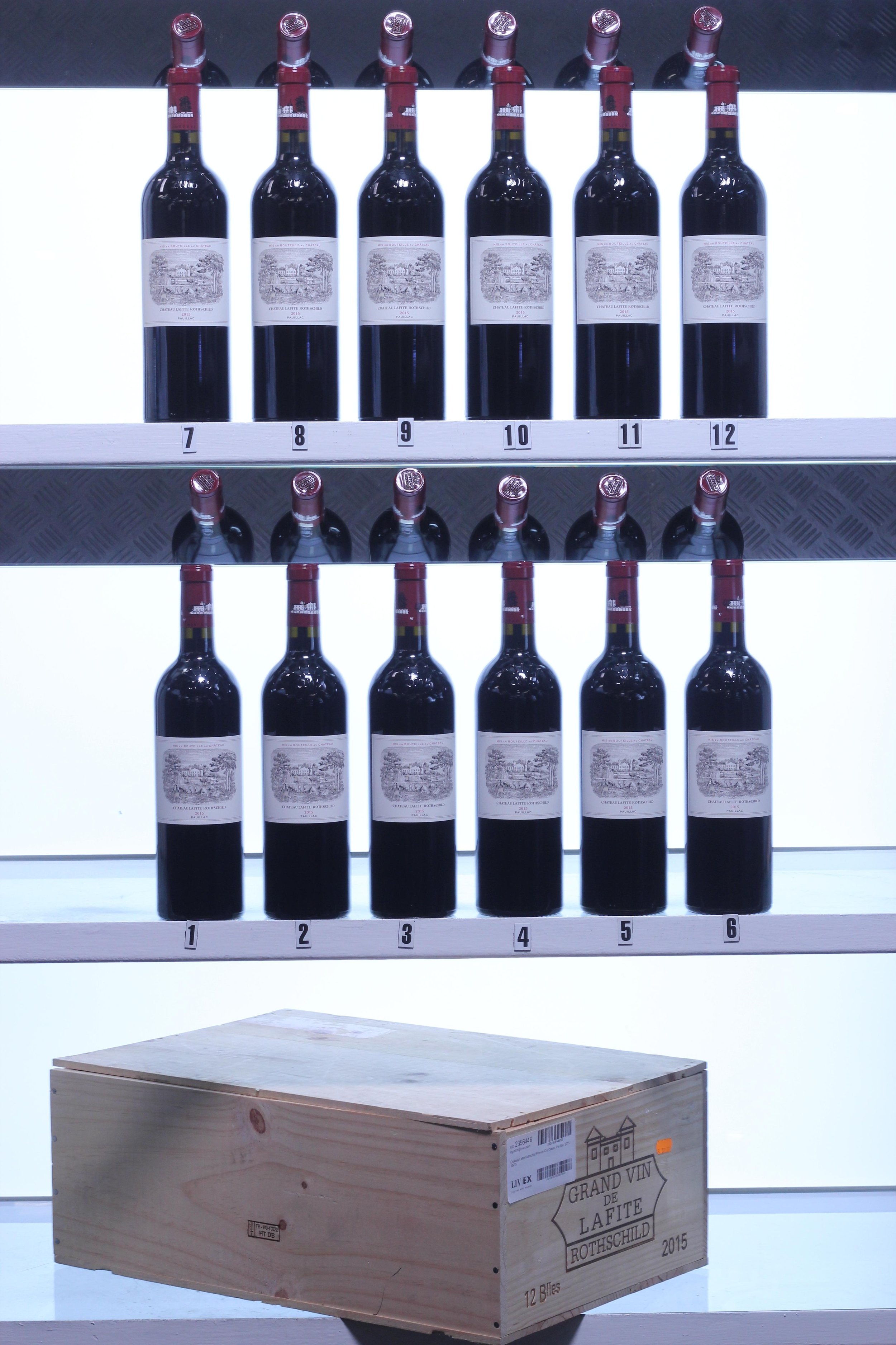 Chateau Lafite Rothschild Premier Cru Classe, Pauillac, Bordeaux, 2015, 12x75cl