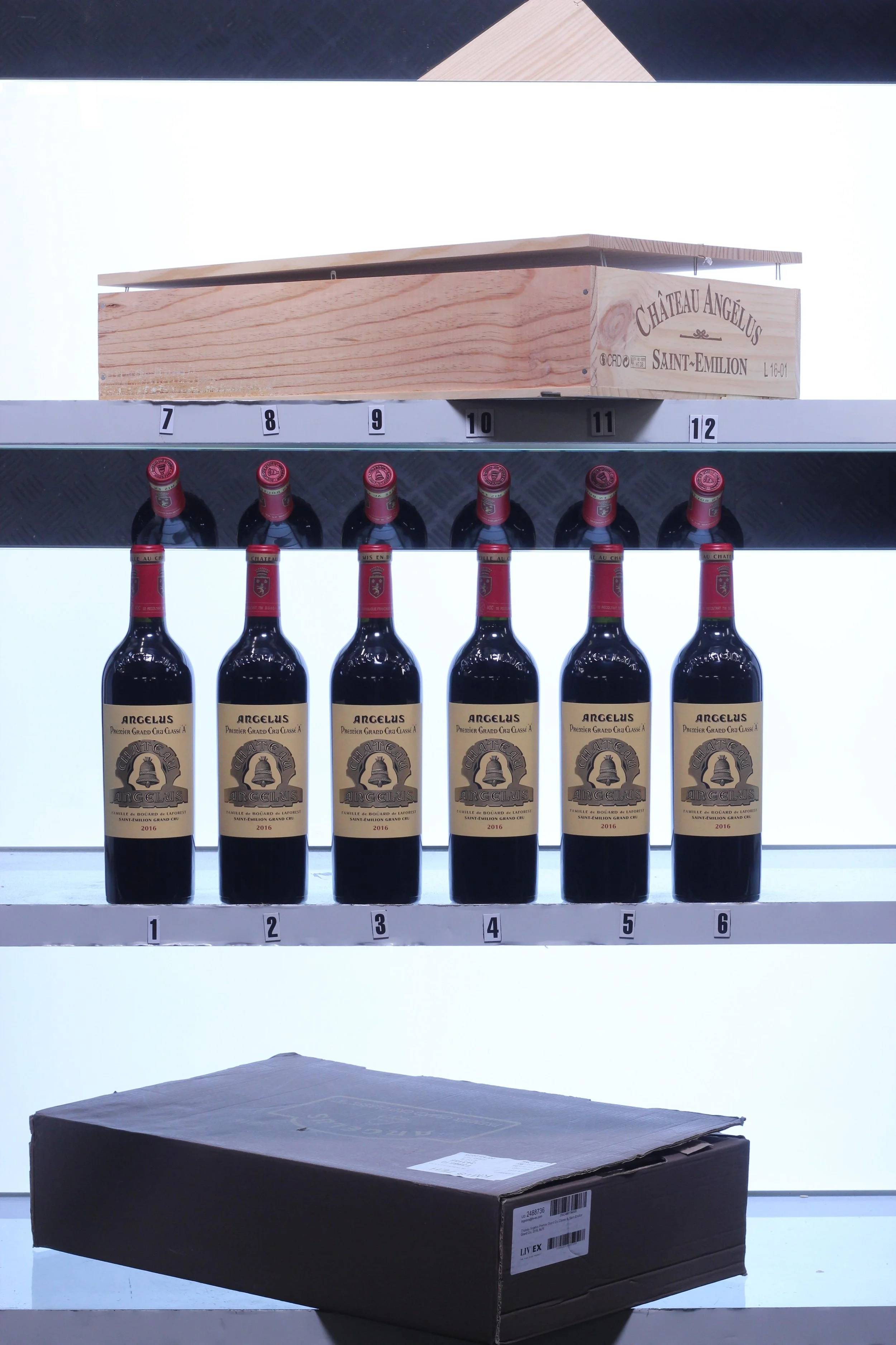 Chateau Angelus Premier Grand Cru Classe A, Saint-Emilion Grand Cru, Bordeaux, 6x75cl