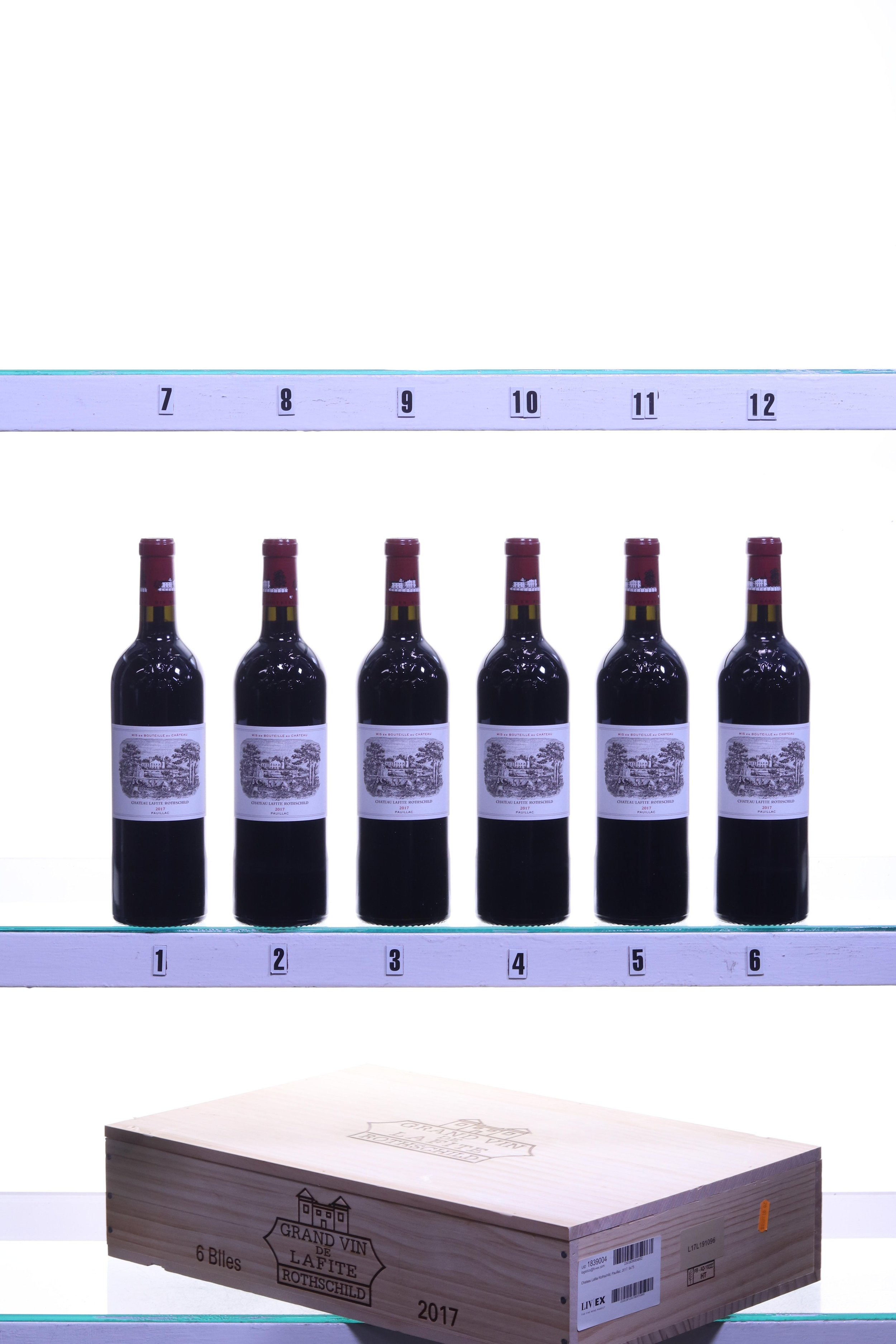 Chateau Lafite Rothschild Premier Cru Classe, Pauillac, Bordeaux, 2017, 6x75cl