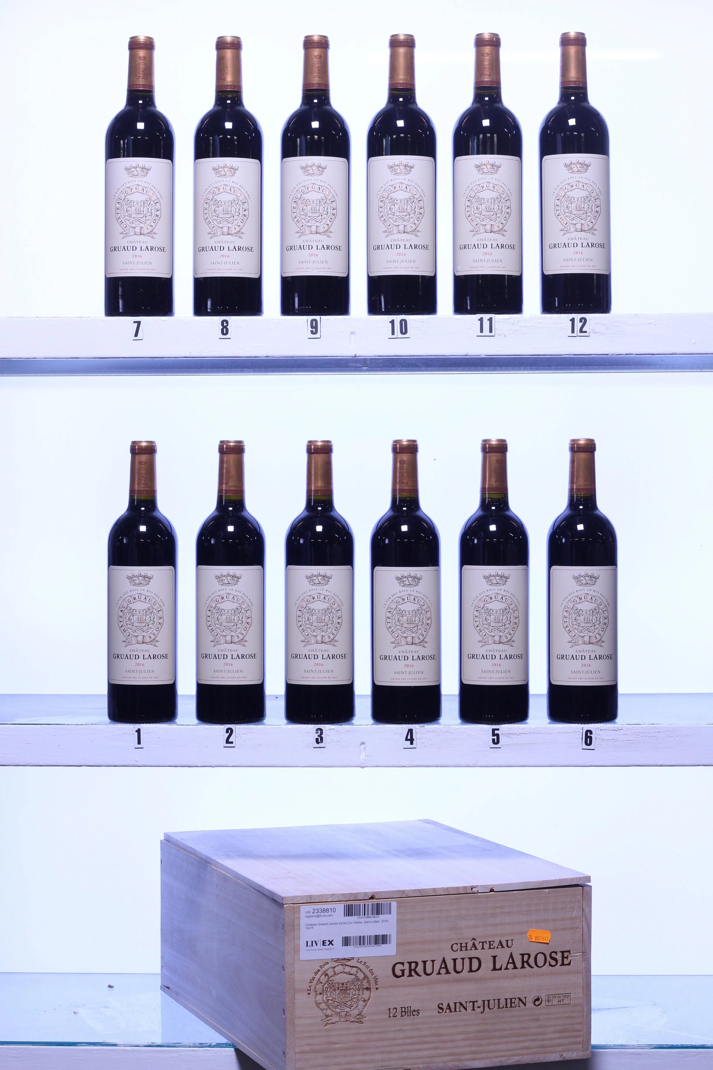 Chateau Gruaud Larose 2eme Cru Classe, Saint-Julien, Bordeaux, 2016, 6x75cl