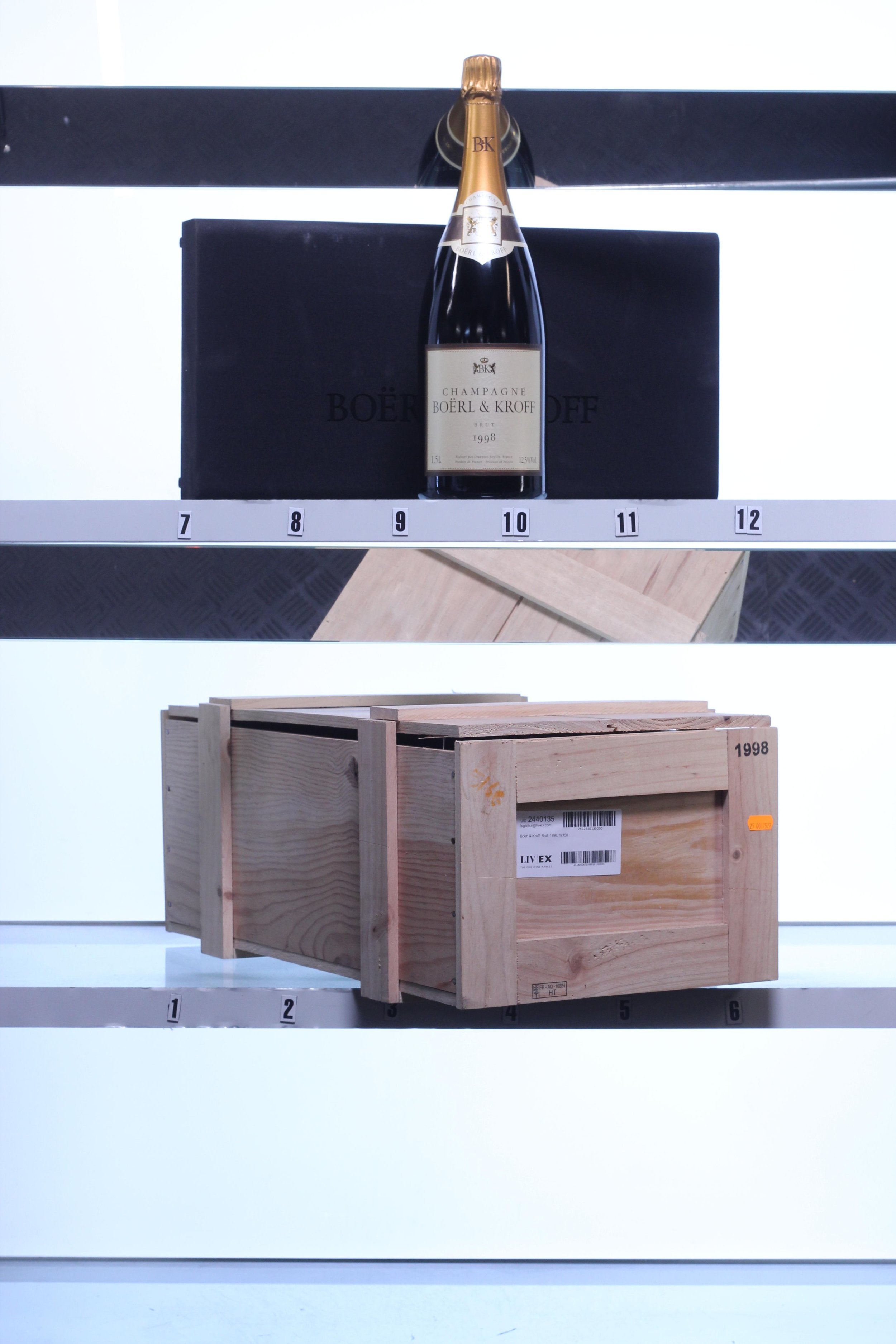 Boerl & Kroff, Brut, Champagne, 1998, 1x150cl