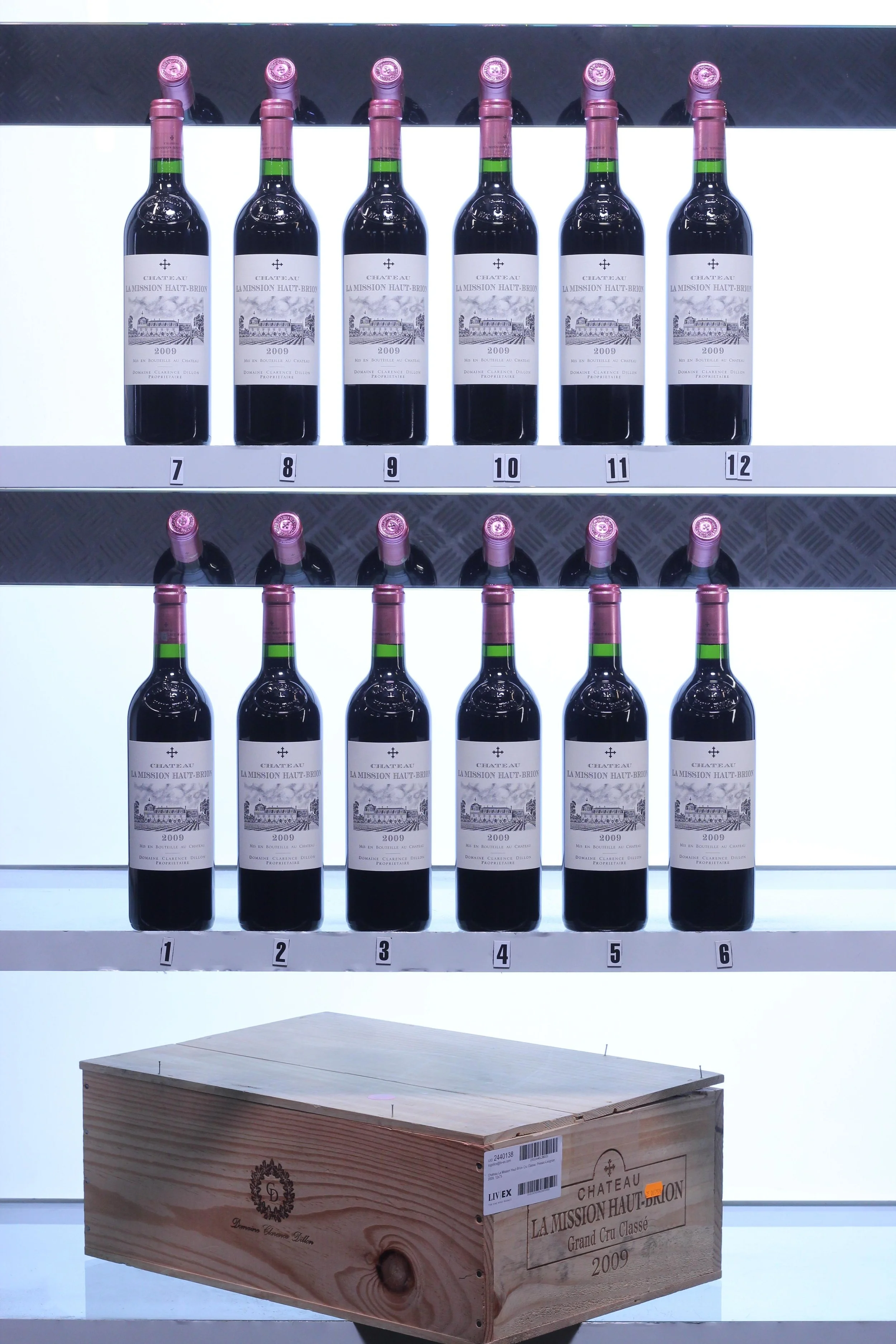 Chateau La Mission Haut-Brion Cru Classe, Pessac-Leognan, Bordeaux, 1998, 12x75cl