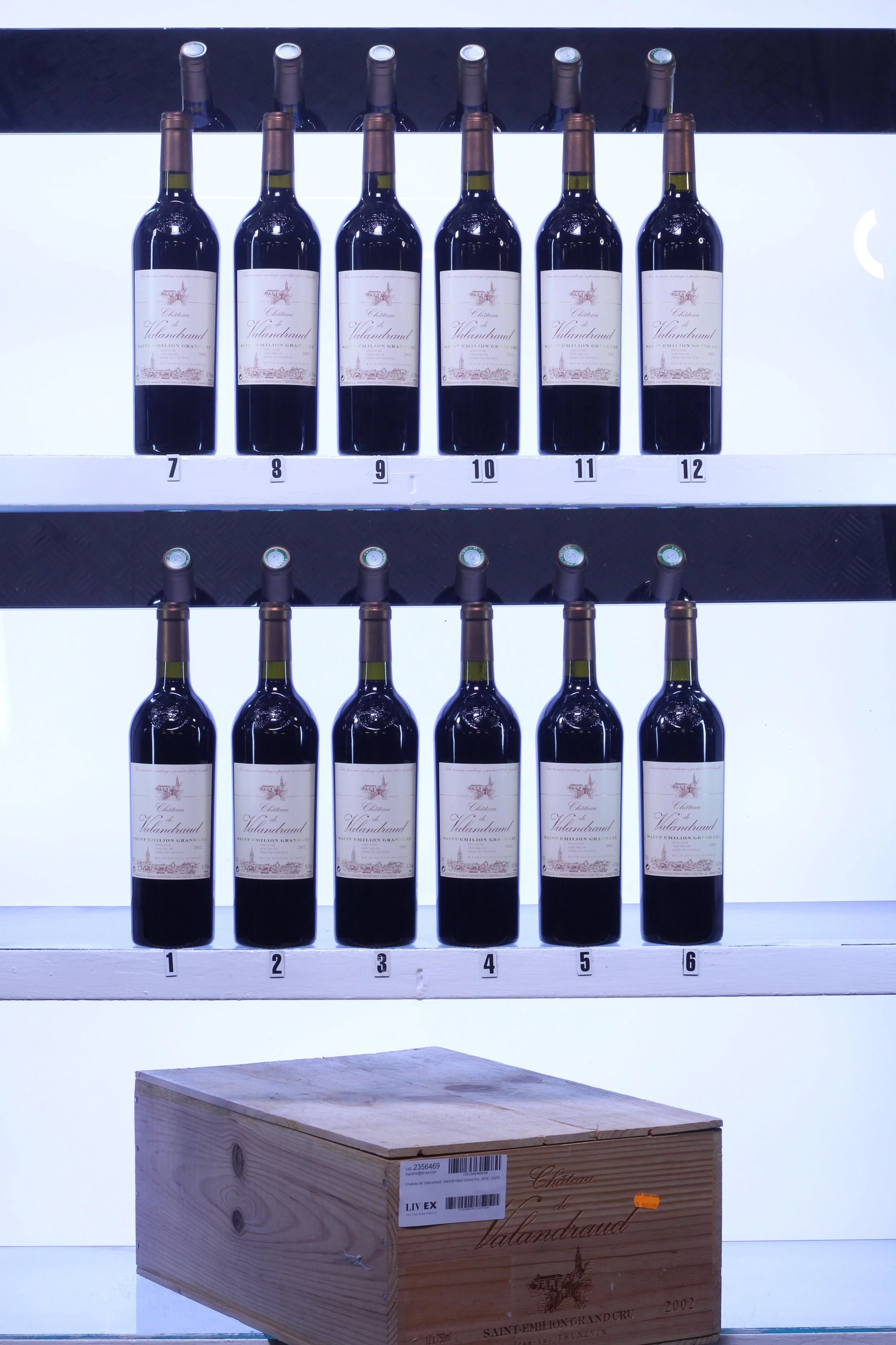 Chateau de Valandraud, Saint-Emilion Grand Cru, Bordeaux, 2002, 12x75cl