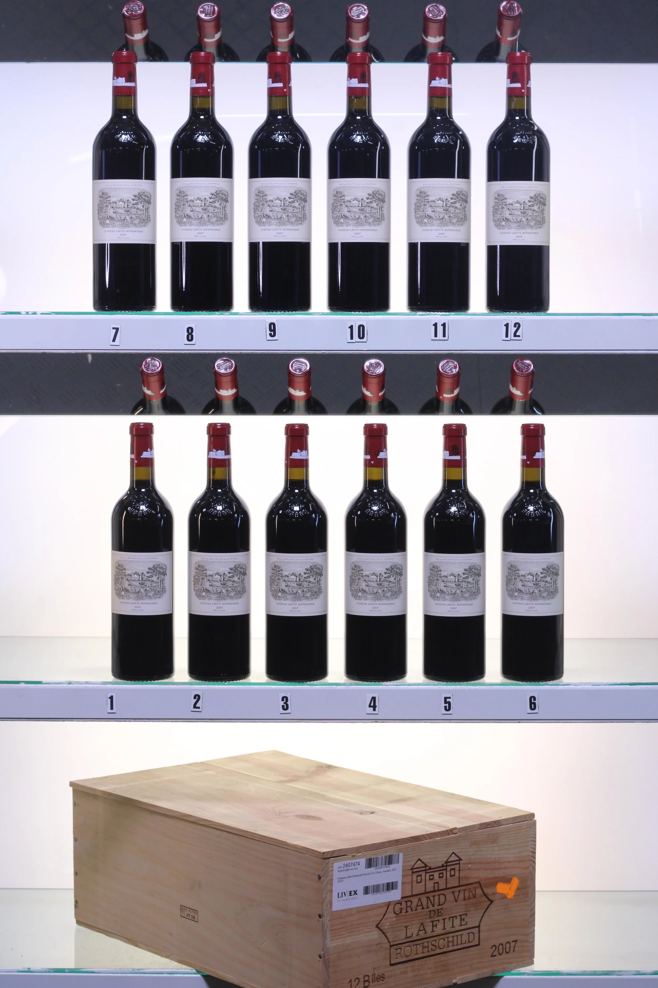 Chateau Lafite Rothschild Premier Cru Classe, Pauillac, Bordeaux, 2008, 12x75cl