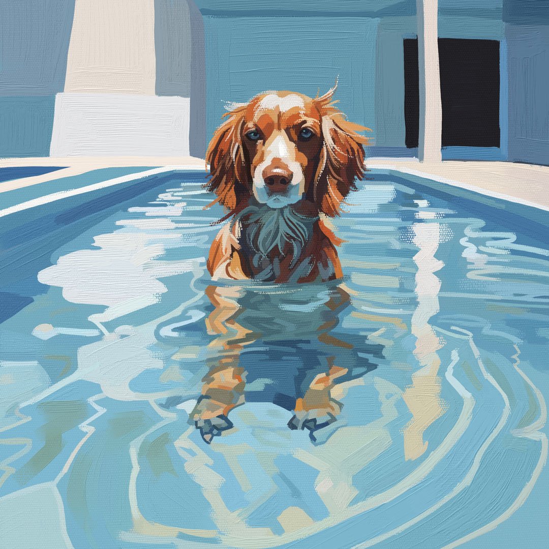 Poolside Pooch
