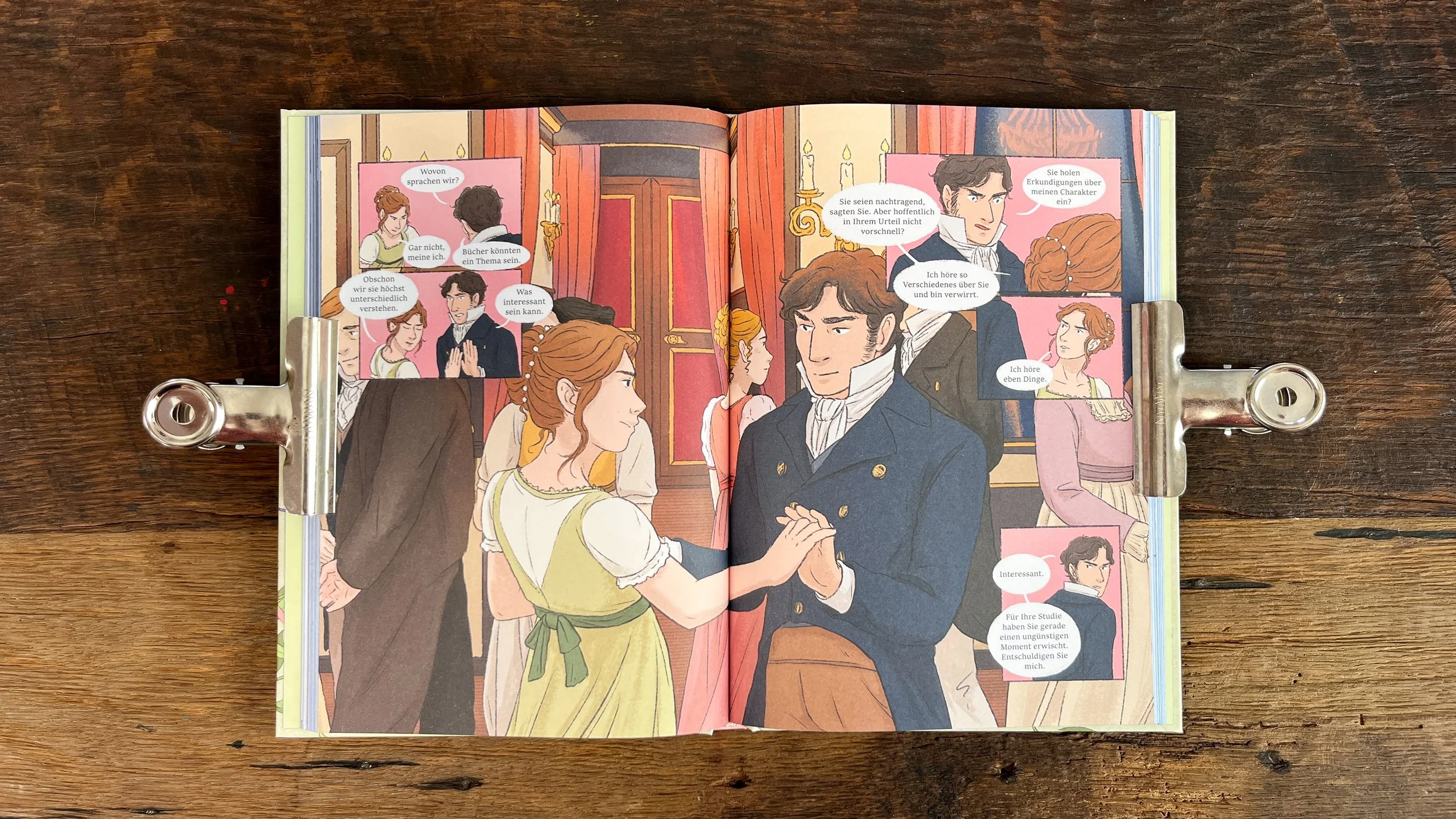 Stolz und Vorurteil - Graphic Novel nach Jane Austen erschienen bei Knesebeck