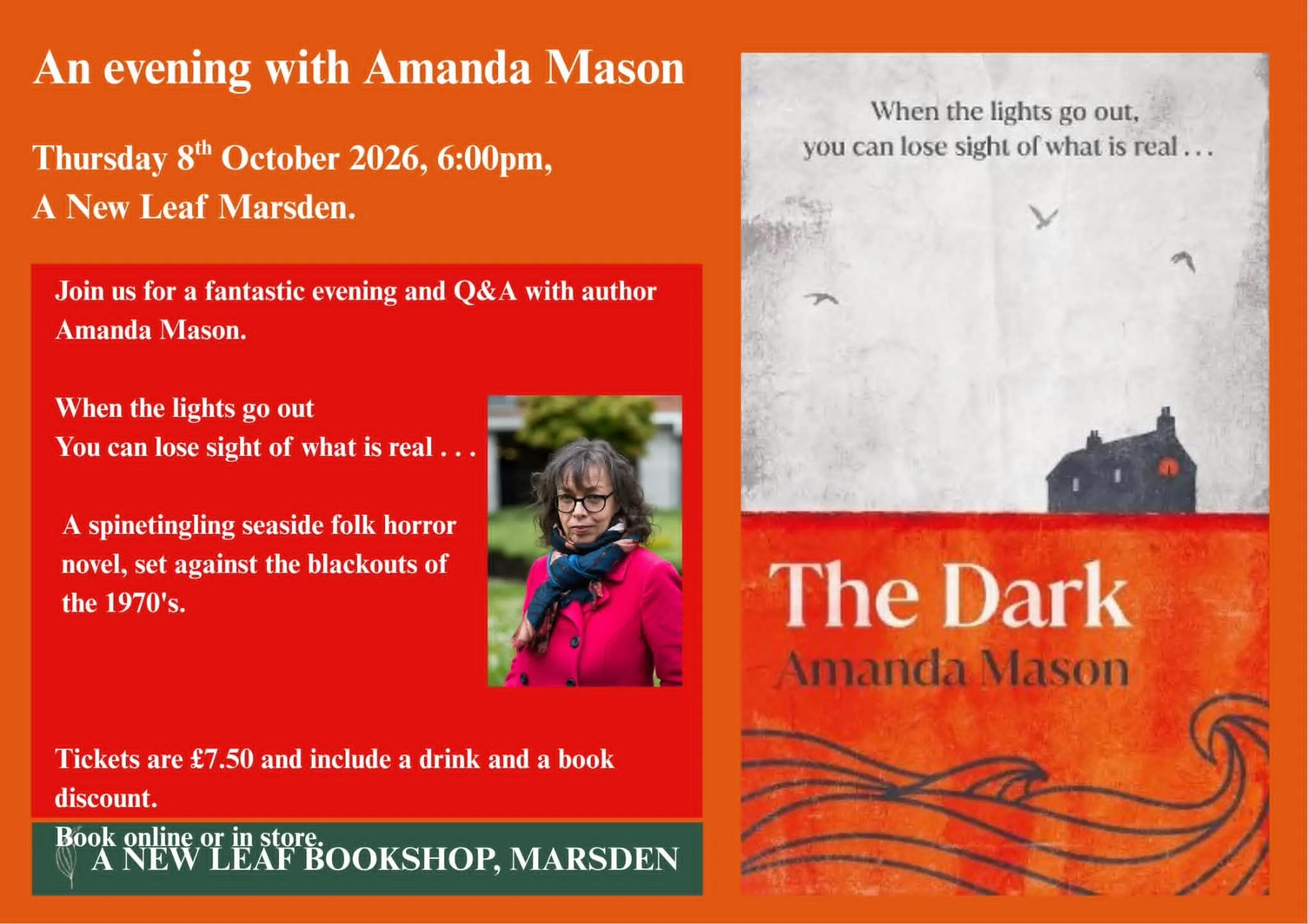 An evening with author Amanda Mason