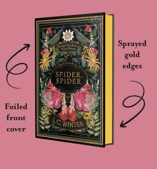 PRE-ORDER .. Spider Spider by L C Winter.. Sprayed edge special Indie edition .. out 05/03/2026