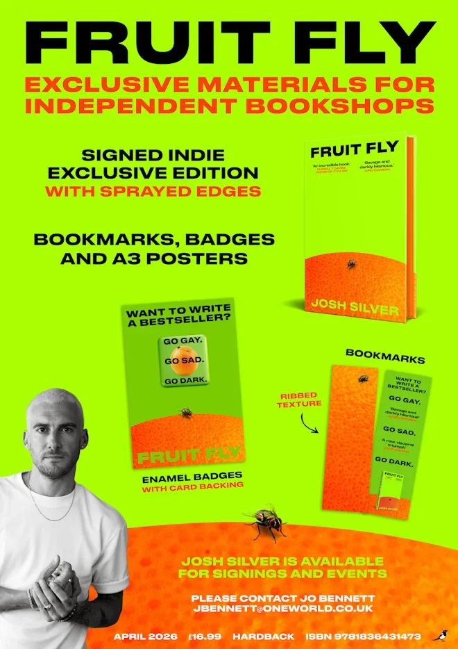 PRE ORDER .. Fruit Fly by Josh Silver .. special indie sprayed edge edition, out 23/04/2026