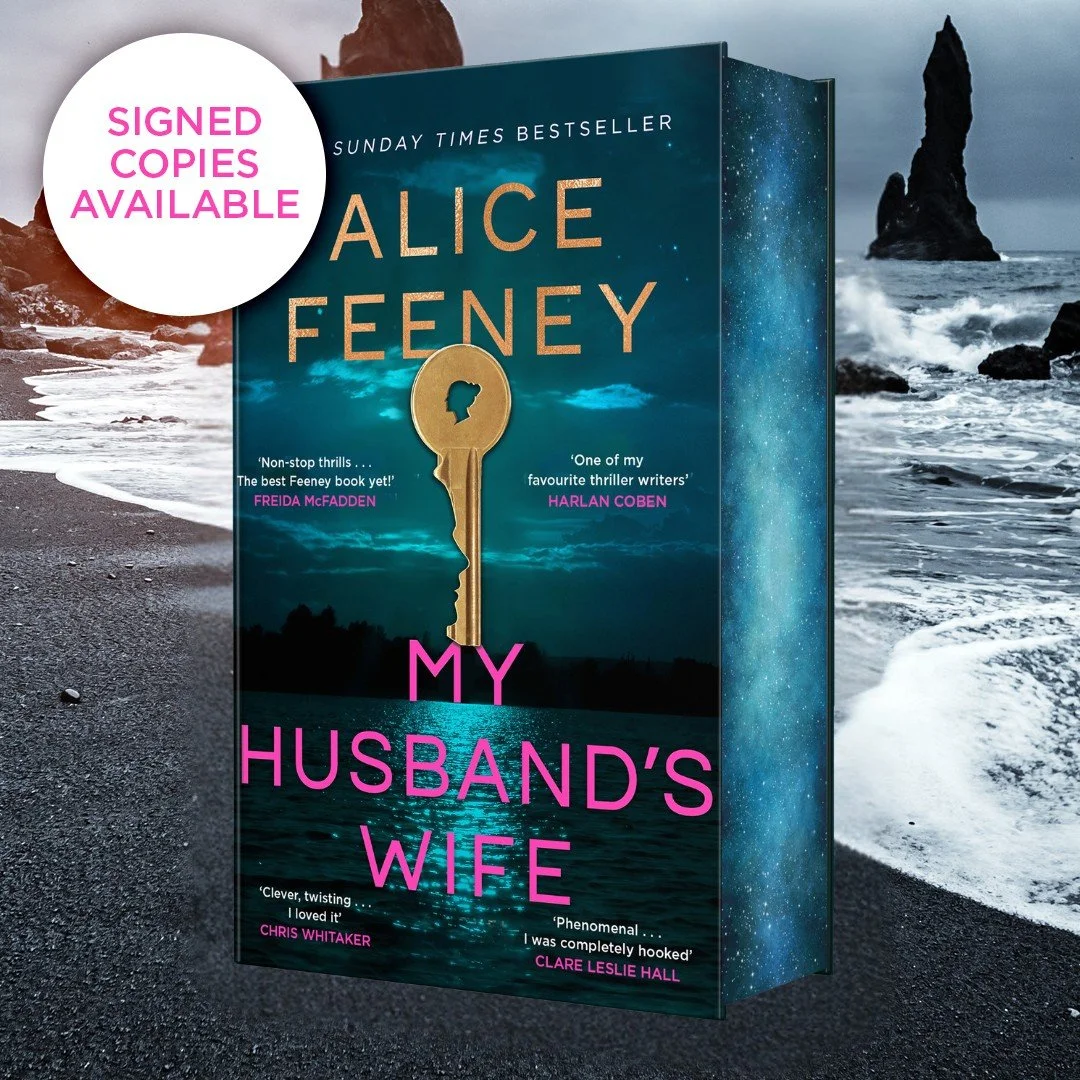 My Husband's Wife by Alice Feeney.. signed, stunning sprayed edge edition out 27/01/2026