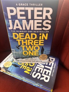 Dead In Three Two One by Peter James .. signed sprayed edge indie edition
