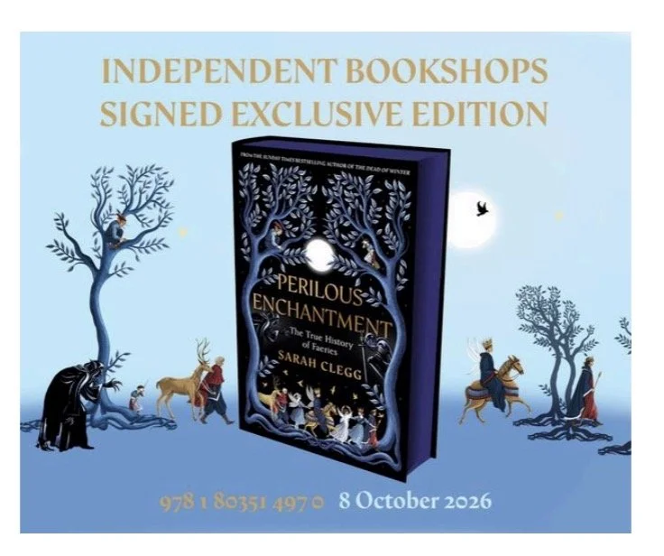 PRE ORDER.. Perilous Enchantment:The True History of Faeries .. signed indie exclusive out 08/10/2026