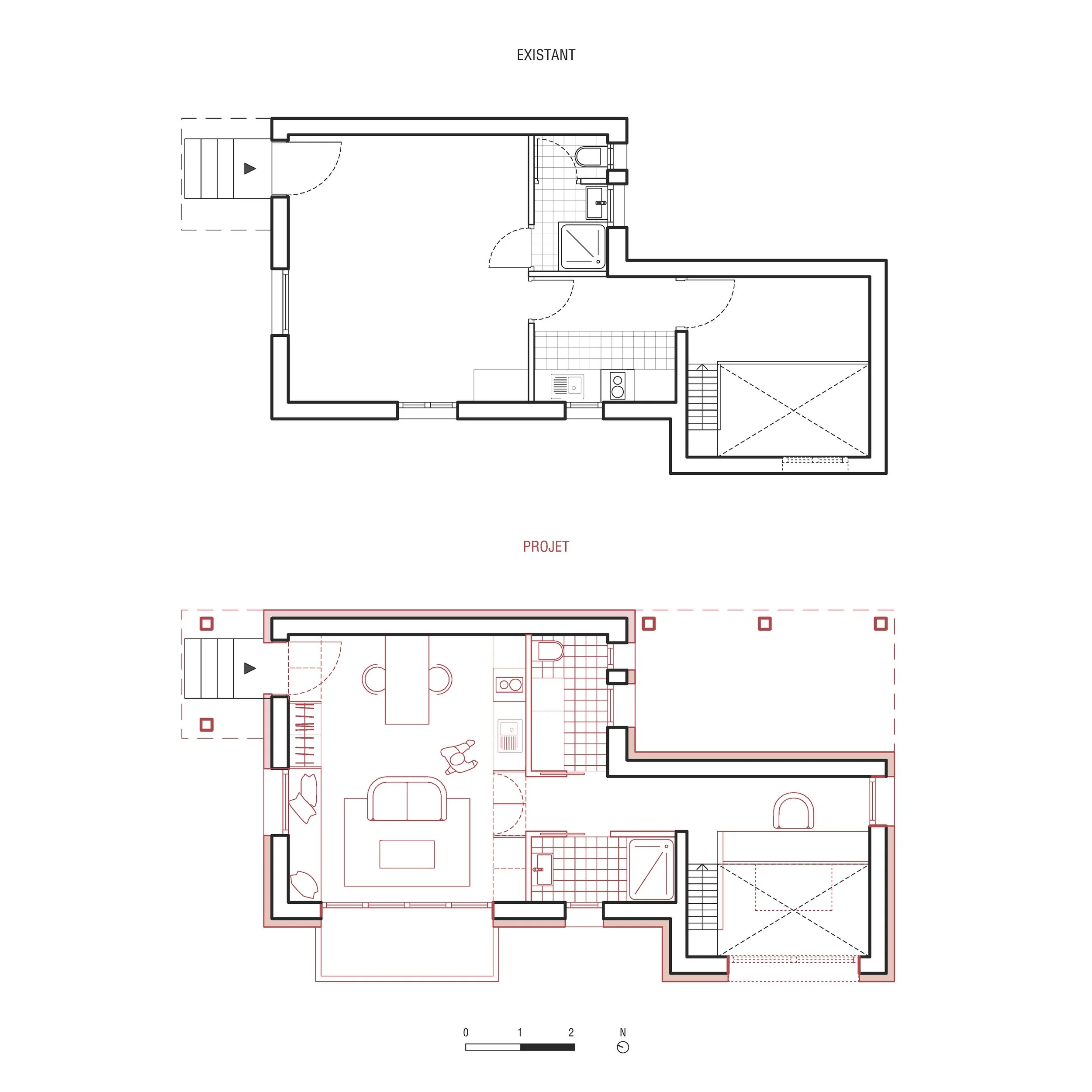 Chalet Saint-Cénerie-le-Gérei architecture réhabilitation bois paysage alpes mancelles