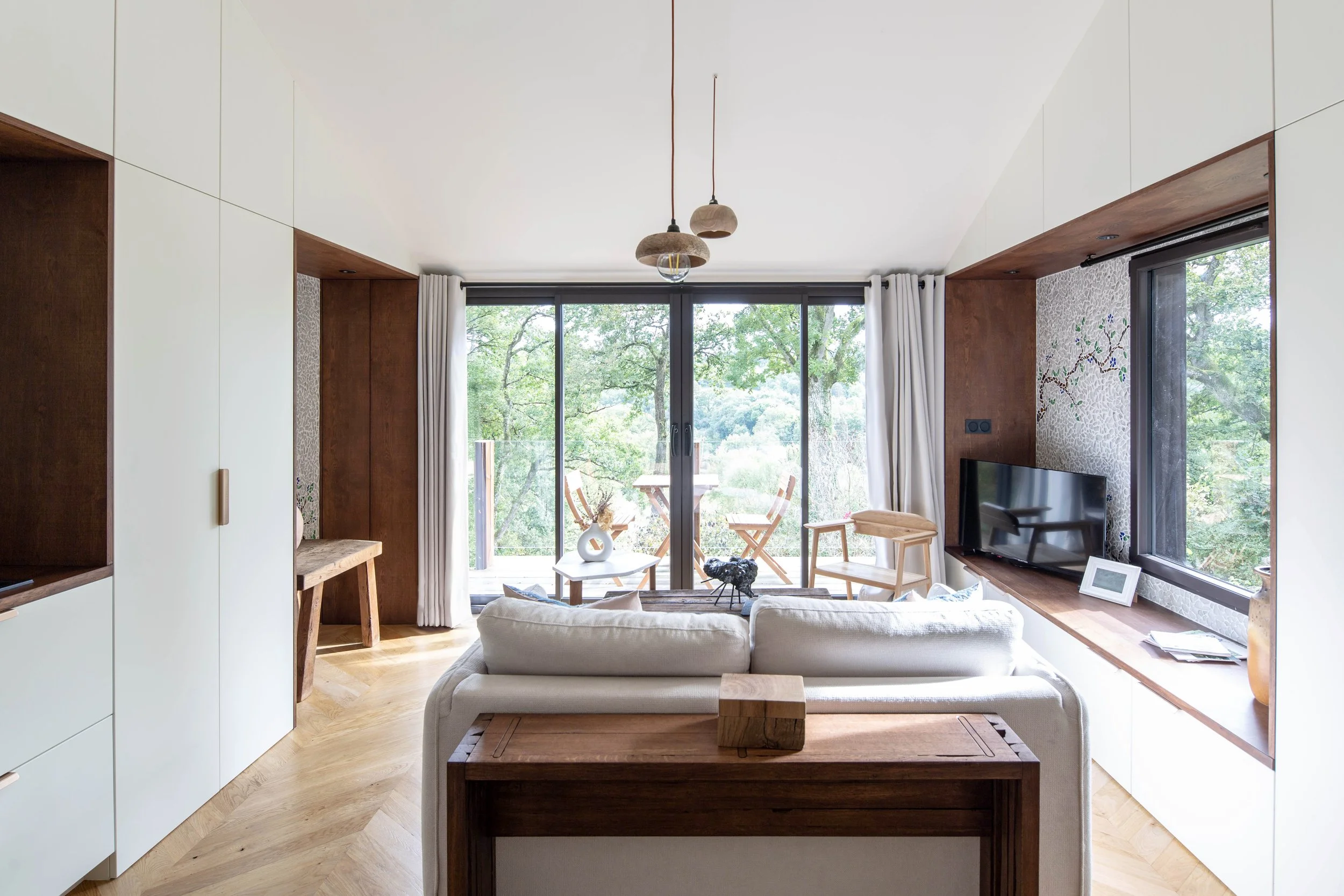 Chalet Saint-Cénerie-le-Gérei architecture réhabilitation bois paysage alpes mancelles