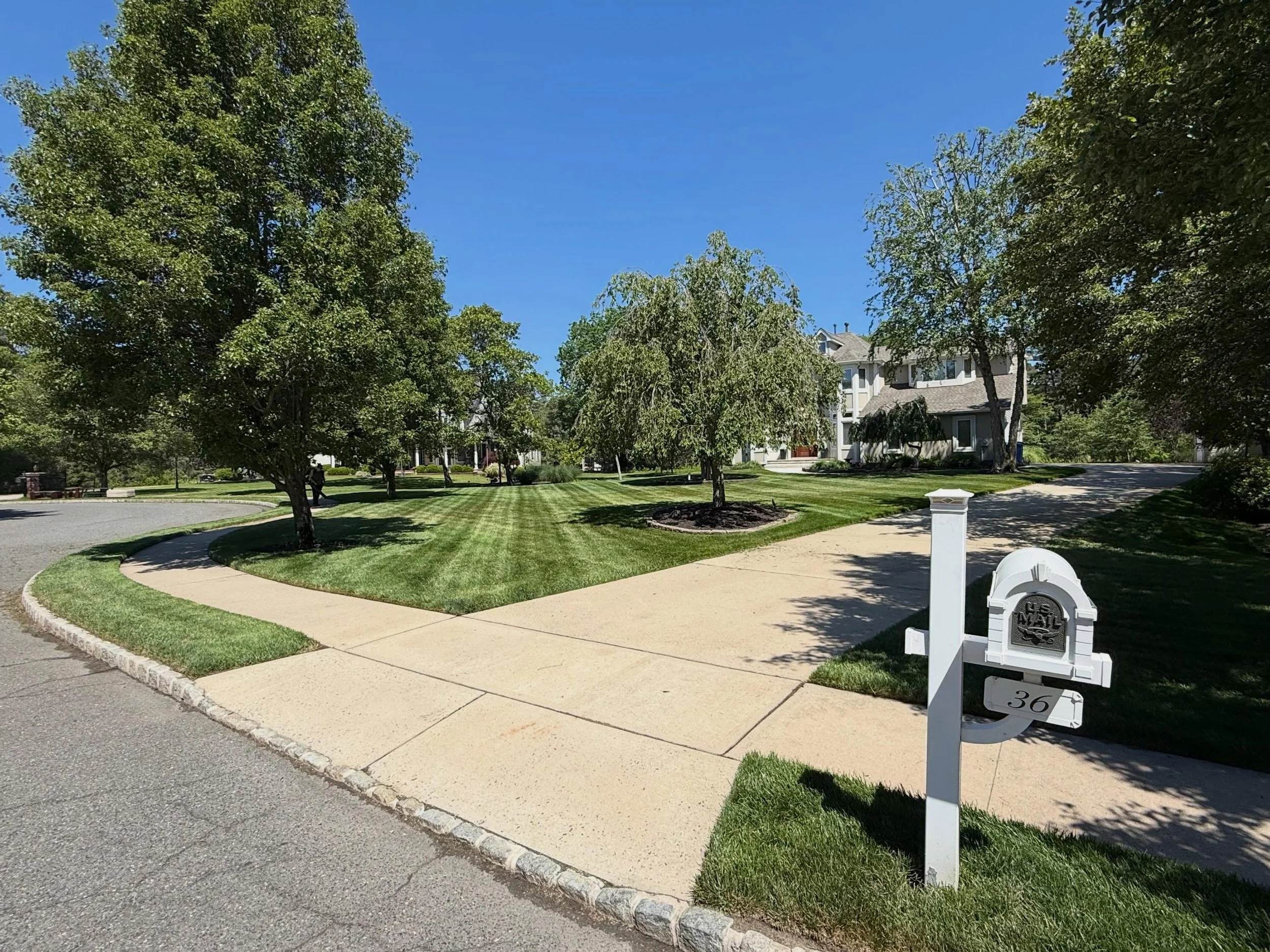 Trying to make the zebras jealous with these stripes&hellip;time to change up patterns so the lawns look best for the 4th!