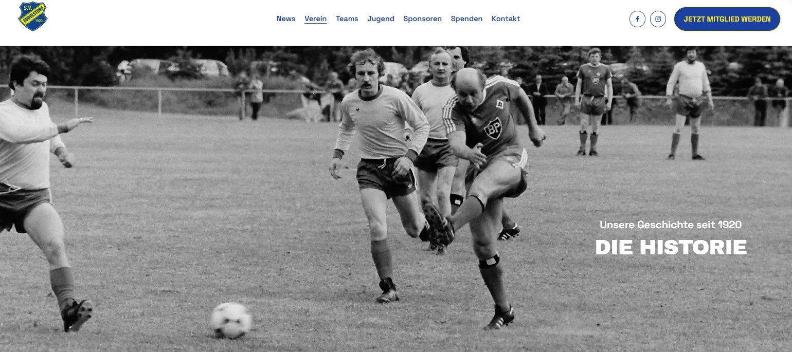 Homepage im neuen Glanz