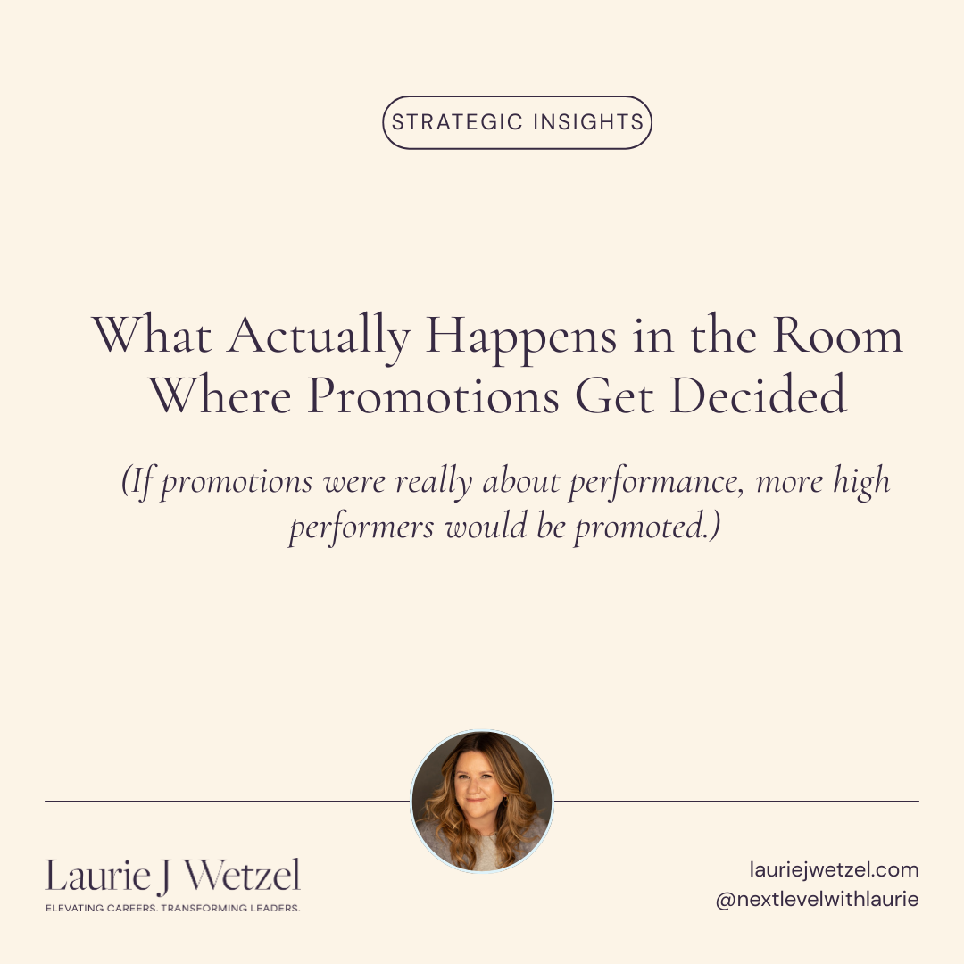 What Actually Happens in the Room Where Promotions Get Decided