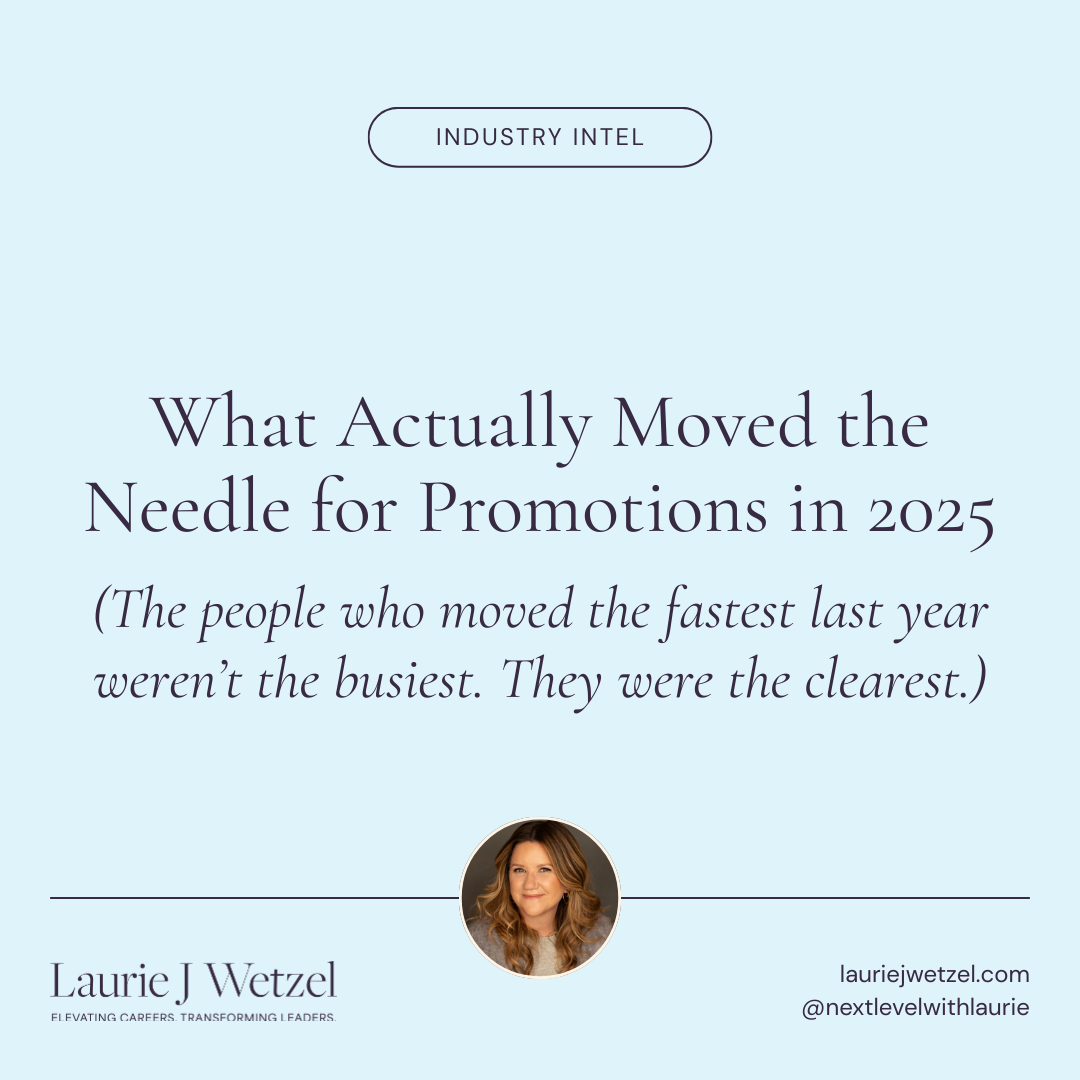 What Actually Moved the Needle for Promotions in 2025